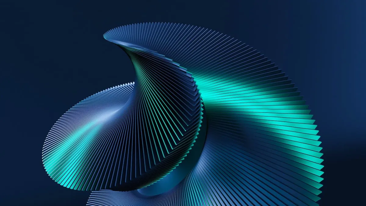 Blue shapes
